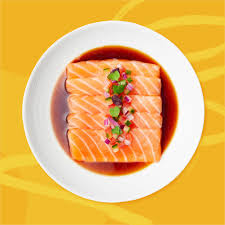 Salmon in Ponzu Salsa Sauce